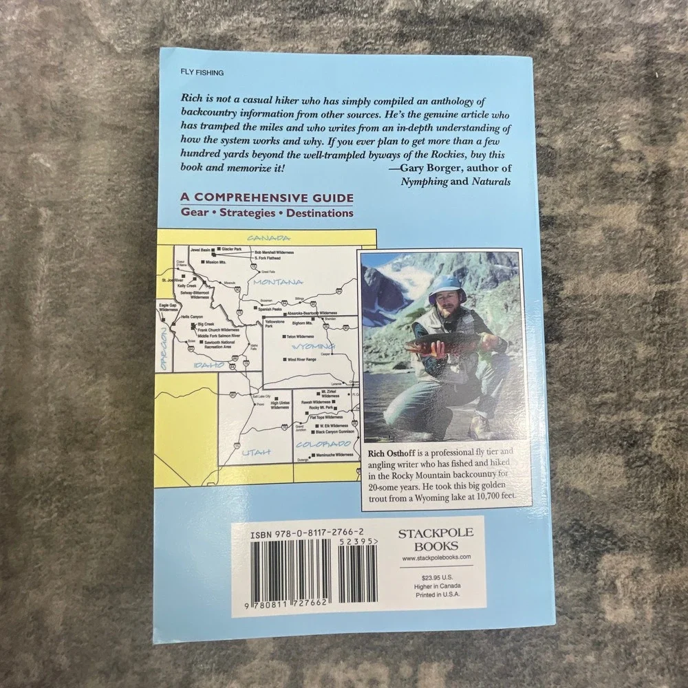 Fly-Fishing Rocky Mountain Backcountry Rich Osthoff Fly Fishing Book